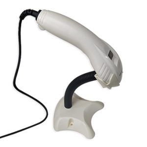 סורק ברקוד לבן GT CODESTAR 1D X-1200  עם מעמד
