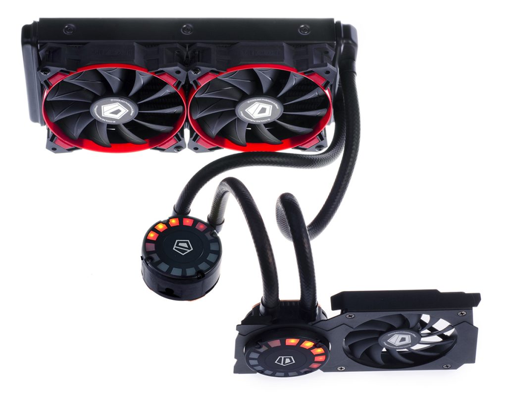 קירור נוזלי למעבד ולכרטיס מסך ID-COOLING HUNTER DUET