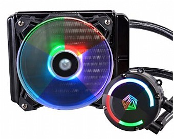 קירור נוזלי למעבד ID-COOLING AURAFLOW 120 RGB