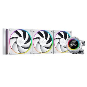 קירור נוזלי ID Cooling SPACE LCD SL360 LCD White ARGB TDP350W