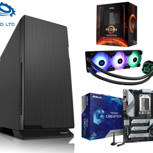 תחנת עבודה מקצועית AMD Threadripper 3990X כולל לוח אם TRX40 Creator AMD
