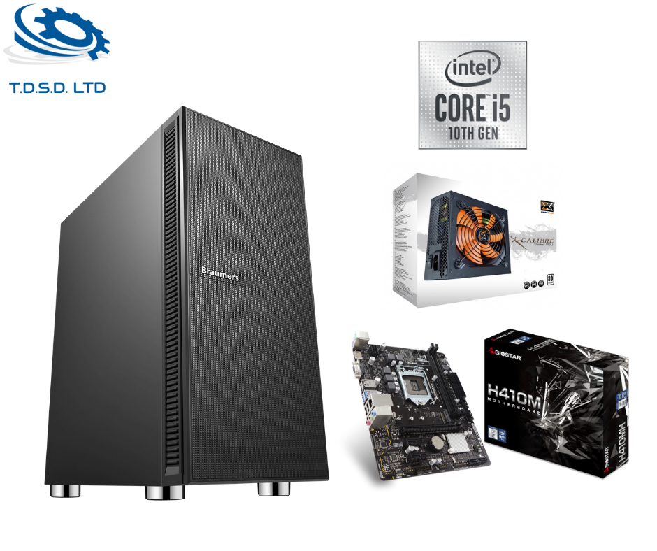 תחנת עבודה Silent Version הכולל מעבד i5, כונן SSD 512GB, זכרון 16GB