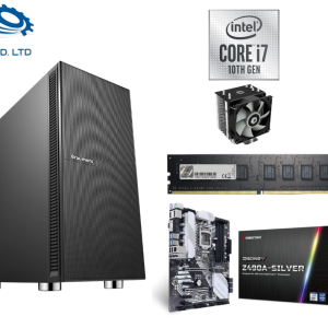 תחנת עבודה Silent Version i7-10700, כונן SSD 1TB, זכרון 32GB, ספק כוח 700W