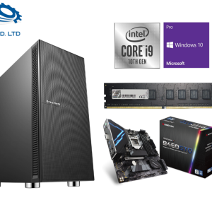 תחנת עבודה Silent Version i9-10900, ספק כוח 600W, כונן SSD 1TB, זכרון DDR 32GB