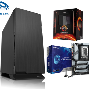 תחנת עבודה AMD Threadripper 3970X כולל זיכרון 128GB, כונן SSD NVMe 2TB