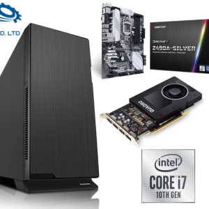 תחנת עבודה SolidWorks & Revit i7-10700KF, כ.מסך Nvidia Quadro P2200, זיכרון 32GB 3200MHz