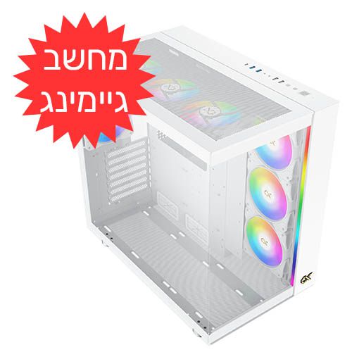 מחשב גיימינג נייח לבן מעבד Intel i7-14700KF RTX4060 Ti