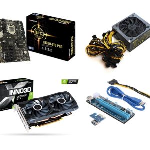 מערכת GTX1660 Super 408Mh/s לכריית מטבעות קריפטוגרפיים