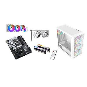 מחשב גיימינג מעוצב בלבן Intel i7 14th gen 32GB 1TB RTX4070S