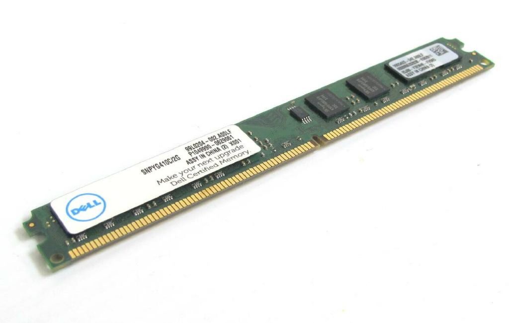 זיכרון למחשב - DELL SNPYG410C/2G 2GB 800MHz