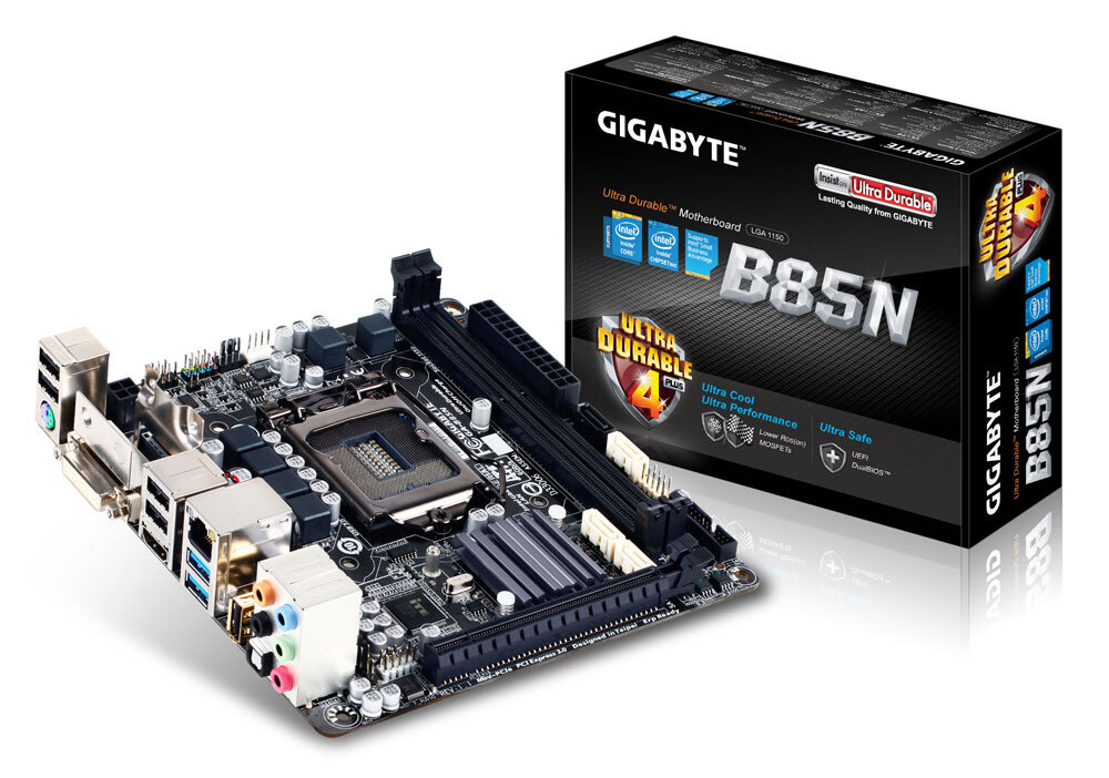 לוח אם Gigabyte Motherboard B85N ITX