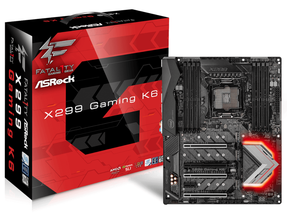 לוח אם ASROCK  X299 Fatal1ty Gaming K6 Motherboard