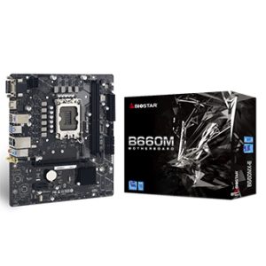 לוח אם BioStar B660MX-E  mATX VGA+DVI+HDMI