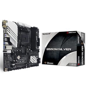 לוח אם BioStar AMD B550M-Silver mATX HDMI+DVI+DP