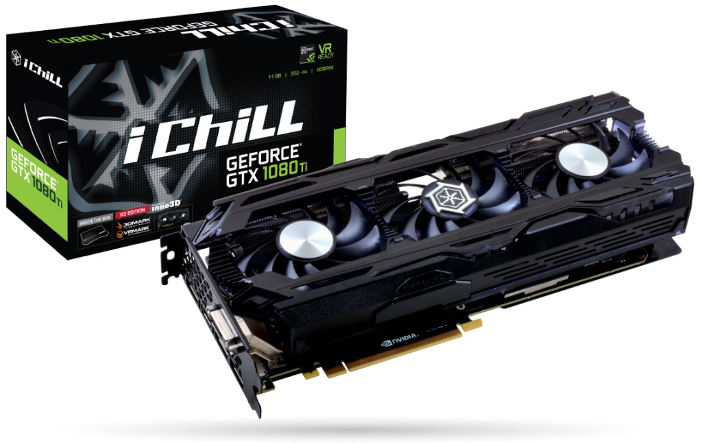 כרטיס מסך Inno3D iChill GeForce GTX 1080Ti X3