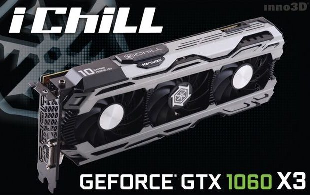 כרטיס מסך iChill GeForce GTX 1060 X3