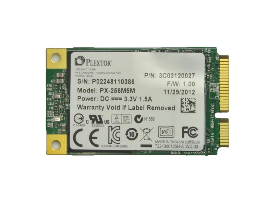 כונן פלאש אס אס די SSD מהיר - Plextor mSATA SSD - PX-256M5M תמונה 3