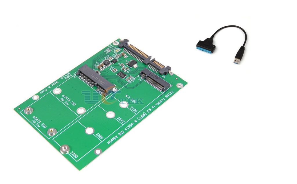 M.2 and MSATA to 2.5" SATA converter + USB 3.0