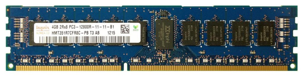 זיכרון Hynix 4GB 2Rx8 PC3 12800R HMT351R7CFR8C-PB