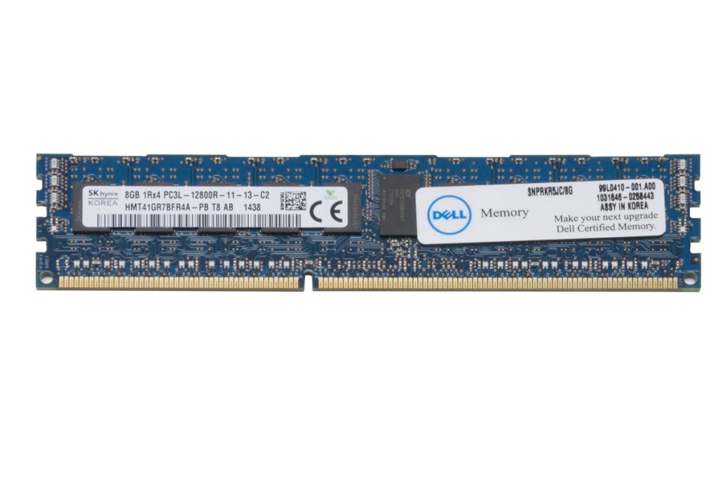 זיכרון Hynix 8GB 1Rx4 PC3L 12800R HMT41GR7AFR4A-PB