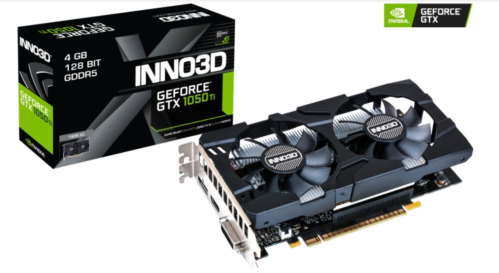 כרטיס מסך Inno3D GeForce GTX 1050Ti X2