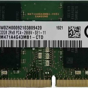 זיכרון DDR4 32GB 2666Mhz SODIMM Samsung