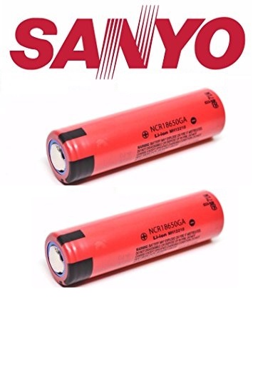 זוג סוללות ליתיום 18650 Sanyo GA 3500mAh 3.6V