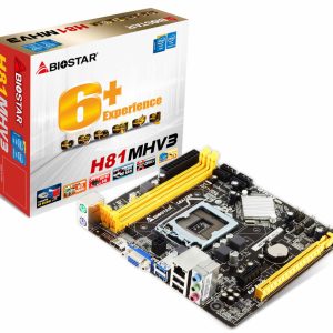 לוח אם BIOSTAR H81MHV3 DDR3 1YW
