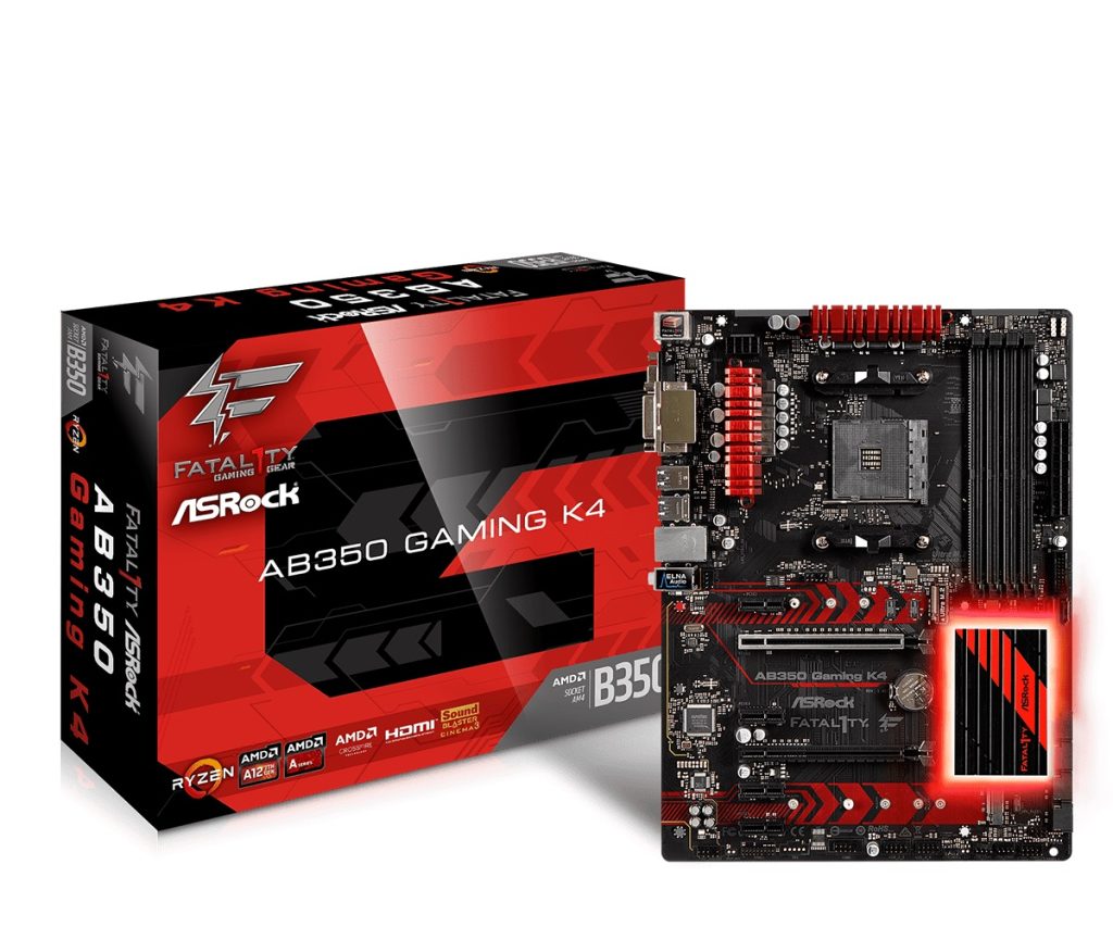 לוח אם ASRock Fatal1ty AB350 Gaming K4