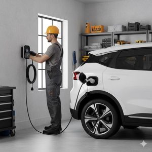 התקנת עמדת טעינה ביתית AC 22kw