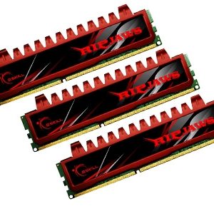 זיכרון למחשב נייח שולחני - G.Skill RipjawsX F3-10666CL9T-12GBRL 3x4GB DDR3 1333MHz Triple Memory Kit