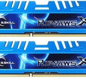 זיכרון למחשב נייח שולחני - G.Skill RipjawsX F3-12800CL8D-4GBXM 2x2GB DDR3 1600MHz Dual Memory Kit