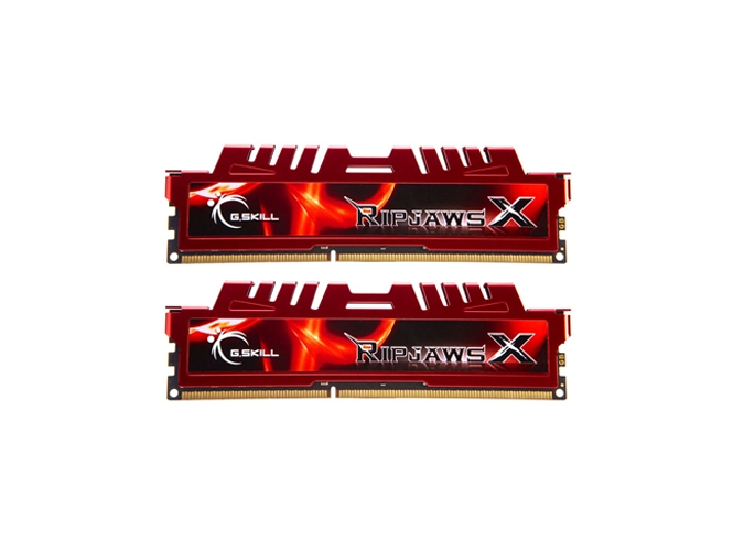 זיכרון למחשב נייח שולחני - G.Skill RipjawsX F3-12800CL10D-16GBXL 2x8GB DDR3 1600MHz Dual Memory Kit