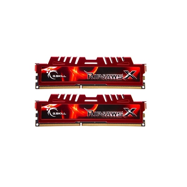 זיכרון למחשב נייח שולחני - G.Skill RipjawsX F3-14900CL10D-16GBXL 2x8GB DDR3 1866MHz Dual Memory Kit