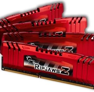 זיכרון למחשב נייח שולחני - G.Skill RipjawsZ F3-14900CL10Q-32GBZL 4x8GB DDR3 1866MHz Quad Memory Kit