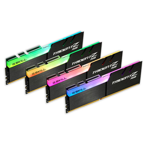 זיכרון למחשב נייח G.Skill DDR4 F4-3600C16Q-64GTZR 4x16GB 3600MHz