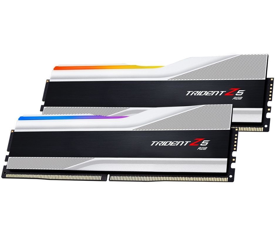זיכרונות G.Skill DDR5 RAM F5-5600U3636C16GX2-TZ5RS 2x16GB 5600MHz RGB Silver