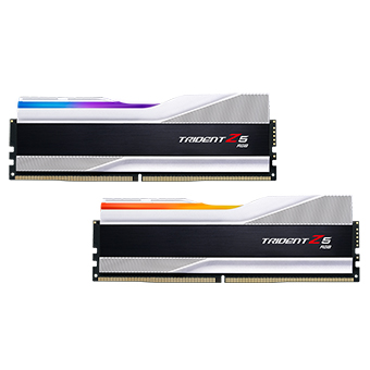 זיכרונות G.Skill DDR5 F5-6000J4040F16GX2-TZ5RS 2x16GB 6000MHz RGB Silver