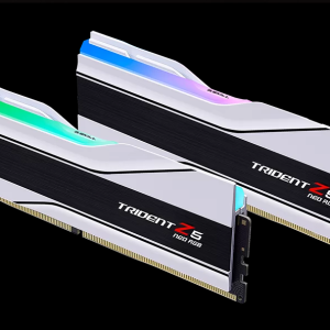 זיכרונות G.Skill DDR5 RAM F5-6000J3036F16GX2-TZ5NRW 2X16GB 6000MHz AMD Trident Z5 Neo White