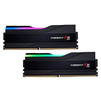 כרטיס זיכרון 32GB G.Skill DDR5 F5-7600J3646G16GX2-TZ5RK 2x16GB 7600MHz Black