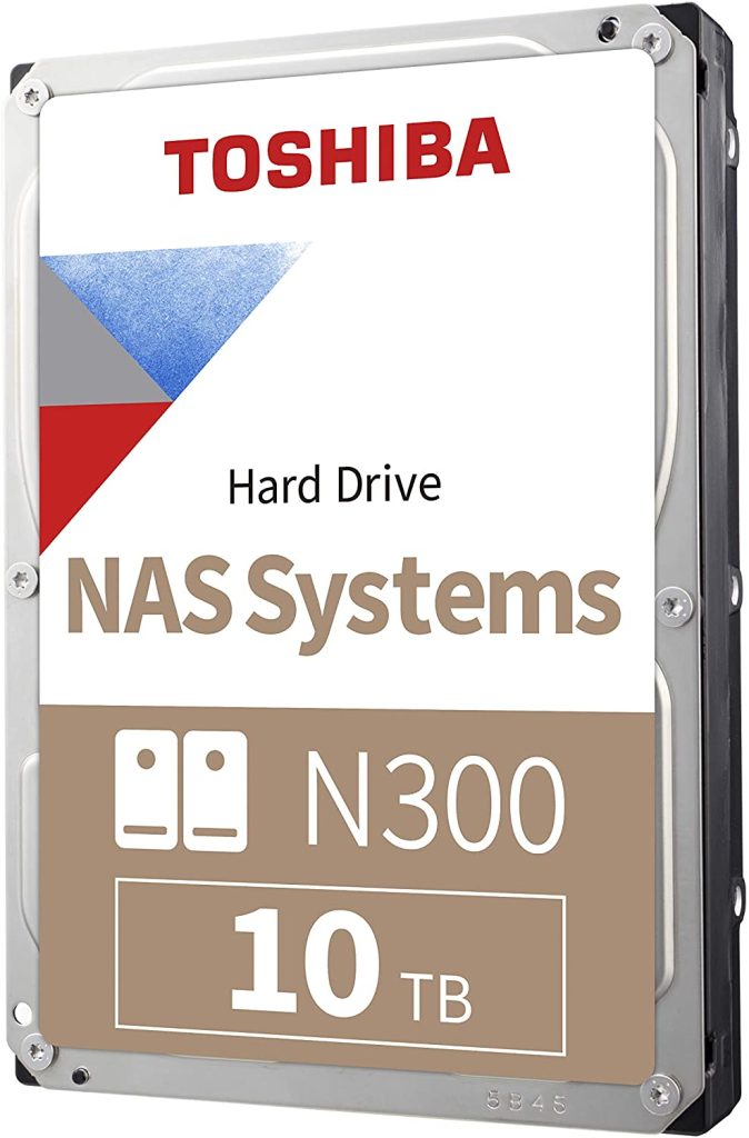 דיסק קשיח TOSHIBA HDD N300 NAS 10TB 7200RPM 128MB Sata3 (קיים במלאי)
