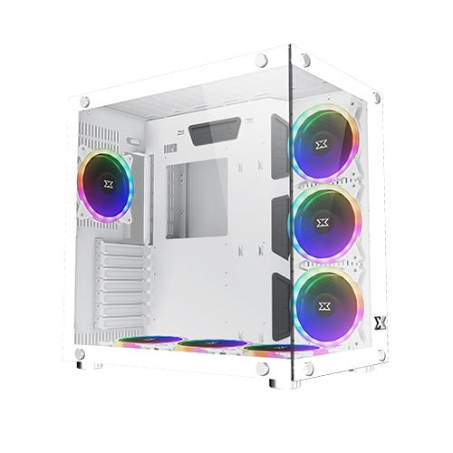 מארז מחשב Aquarius Plus Arctic כולל ספק כוח 700W צבע לבן