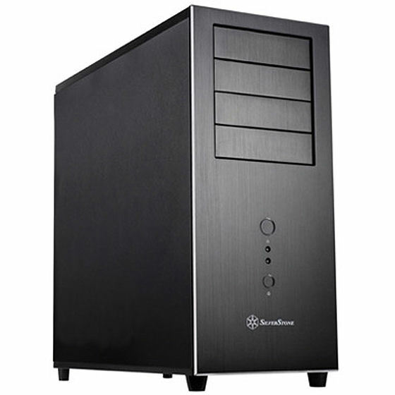מארז מחשב שחור SilverStone SST-TJ04B-W TEMJIN Window Black