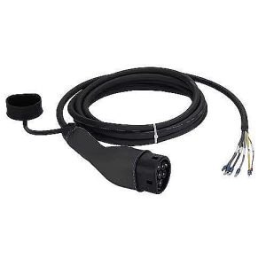 כבל לעמדות טעינה לרכב חשמלי 5 מטר Braumers EV Cable Type-2 TPU 22kw