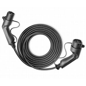 כבל טעינה לרכב חשמלי 5 מטר תלת פאזי Braumers EV CHARGING CABLE Type 2 to Type 2 TPE