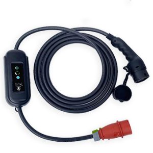 מטען נייד תלת פאזי לרכב חשמלי Braumers Portable EV Charger BREV-PO16AT2-11KW 3x16A