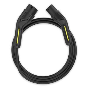 כבל טעינה לרכב חשמלי Type 2 תלת פאזי 5 מטר Braumers EV CHARGING CABLE Type 2 to Type 2 11kw