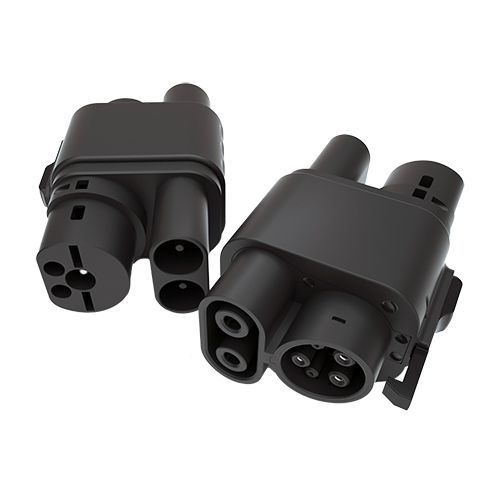 מתאם CCS2 ל CCS1 לרכב חשמלי 250KW - טעינה מהירה לרכב אמריקאי - מחיר מבצע