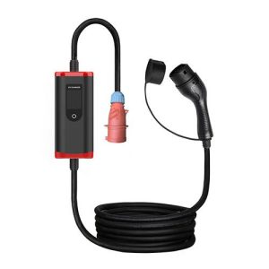 מטען נייד תלת פאזי לרכב חשמלי Braumers Portable EV Charger CS66-22KW