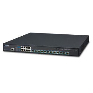 רכזת רשת 12+8 פורטים  Planet Switch XGS-6350-12X8TR 12 Port SFP 10G + 8 Port RJ45 1G
